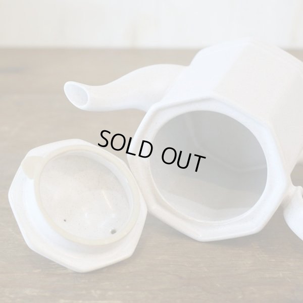 画像5: ノリタケ　ストーンウェア　ティー・コーヒーポット　白角　未使用品（箱11　3224）