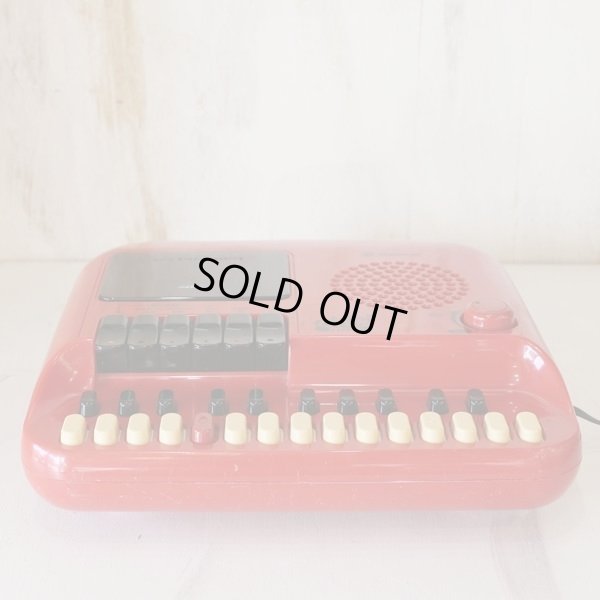 画像2: ナショナル　ミニオルガン　どれみカセット/カセットプレーヤー　赤　ユーズド品