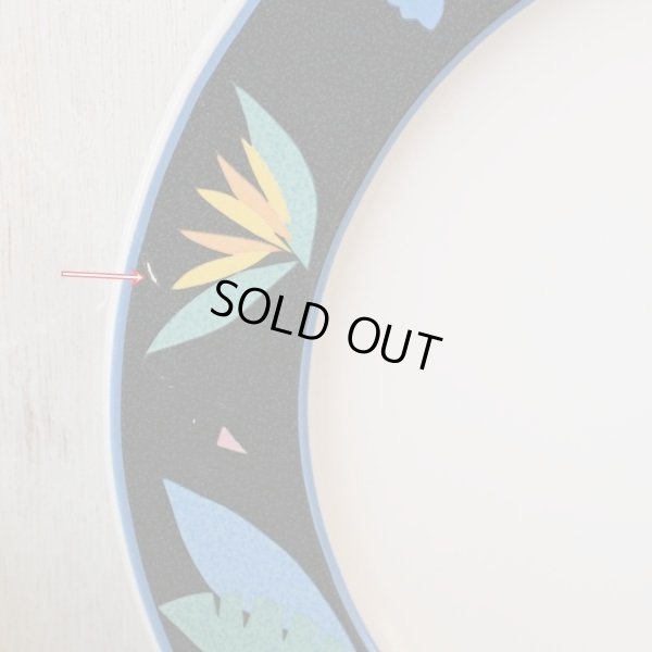 画像4: ミカサ　Intaglio　プレート/大皿　CAC79　MIDNIGHT TROPICS　未使用品（箱8　3263）