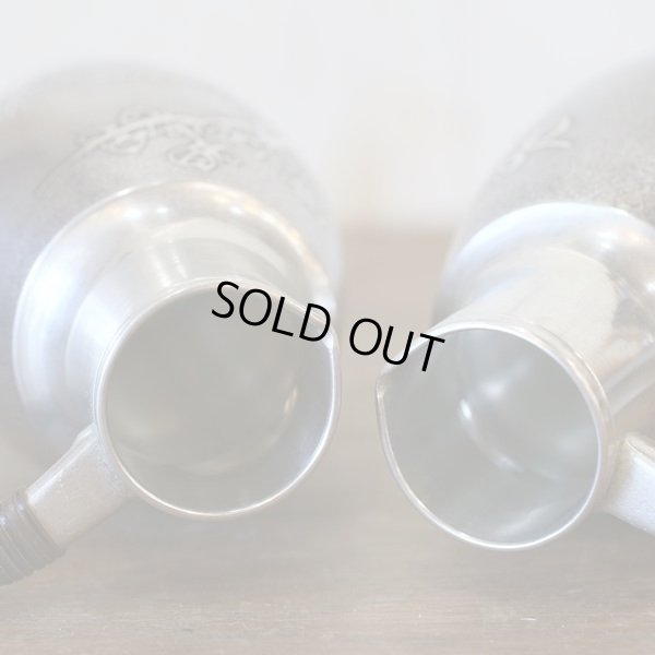 画像4: 本錫製　嘉兵衛作　酒器揃え　松竹梅　未使用品　共箱付