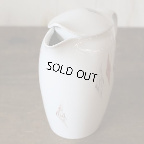 画像5: ノリタケ　レトロ　ティー・コーヒーポット　エンゼルフィッシュ/魚柄　未使用品（ C 3306）