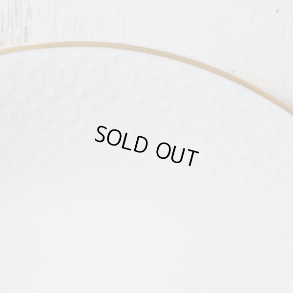 画像4: KOWA　レトロ　プレート/大皿　白エンボス　未使用品（テ3310）