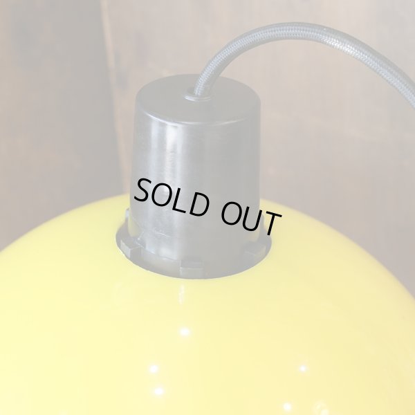 画像8: HIKARI　光電器製作所　レトロ　ペンダントライト/吊り下げ照明　KC-314　バブルイエロー　ユーズド品