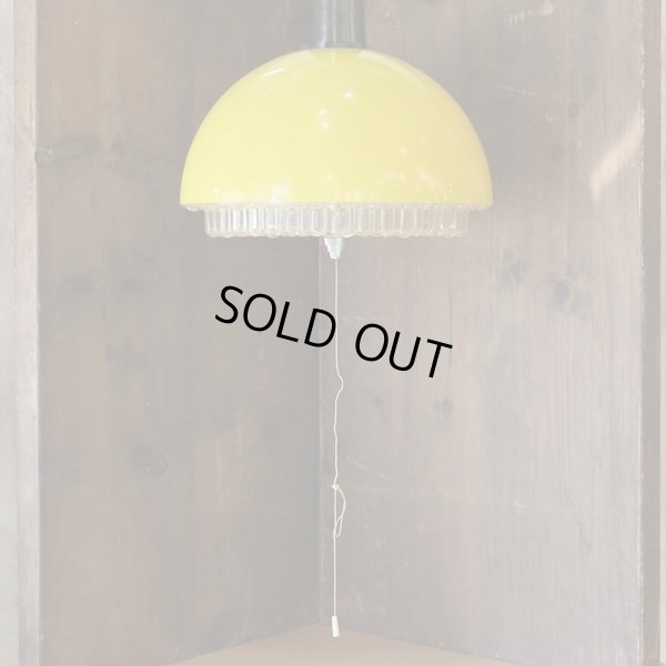 画像2: HIKARI　光電器製作所　レトロ　ペンダントライト/吊り下げ照明　KC-314　バブルイエロー　ユーズド品