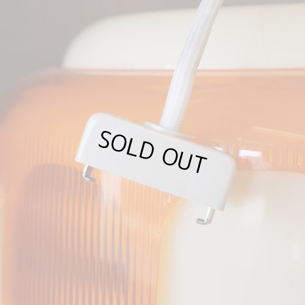 画像8: ナショナル　レトロ　ペンダントライト/吊り下げ照明　フラワー　オレンジ　ユーズド品