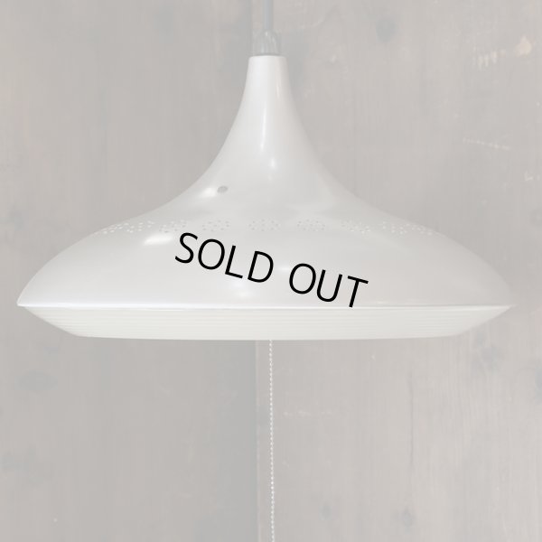 画像3: 三菱　レトロ　ペンダントライト/吊り下げ照明　FCX-341CP　シルバー　ユーズド品