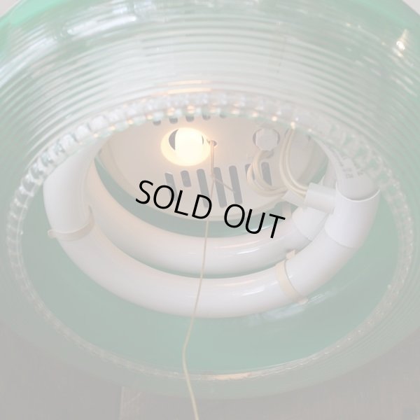 画像7: シャープ　レトロ　ペンダントライト　60C-606　グリーン　ユーズド品