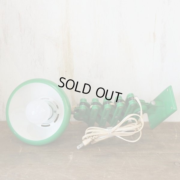 画像4: レトロ　シザーランプ/ウォールランプ　グリーン　ユーズド品