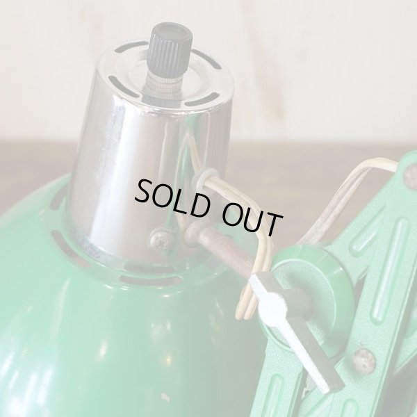 画像8: レトロ　シザーランプ/ウォールランプ　グリーン　ユーズド品