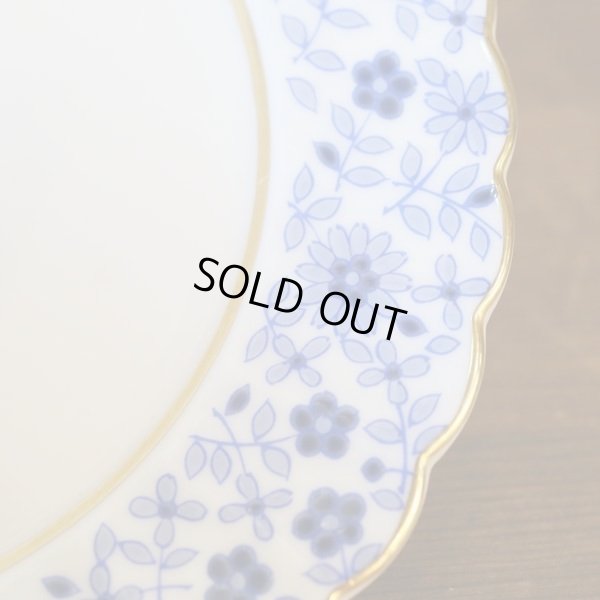 画像5: ナカヤマ　コーヒーカップ＆ソーサー　金彩×青花柄　未使用品