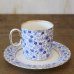 画像3: ナカヤマ　コーヒーカップ＆ソーサー　金彩×青花柄　未使用品