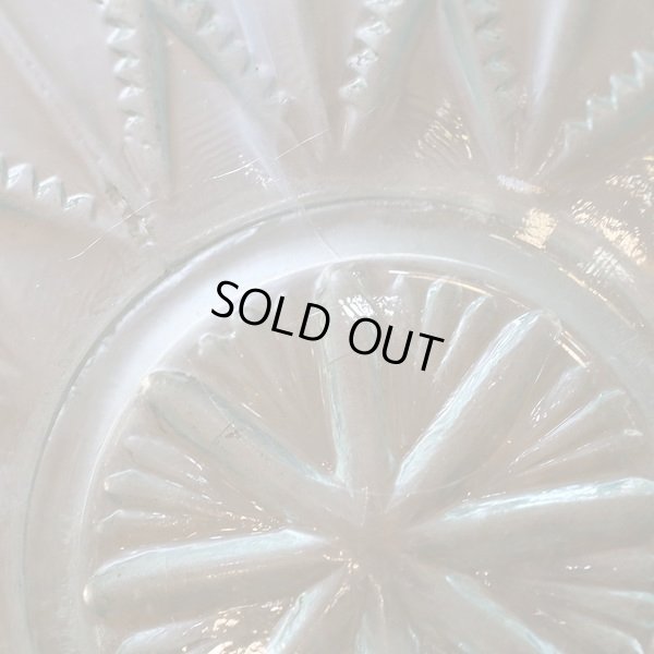 画像7: アンティーク　氷コップ/古いガラス器　ブルー×乳白色　