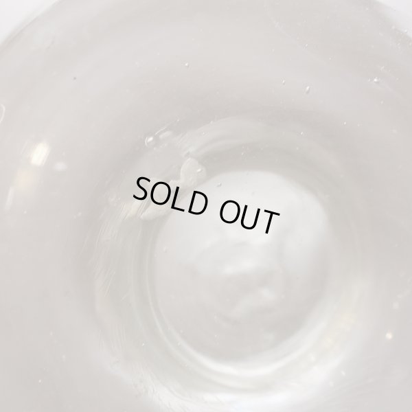 画像7: アンティーク　氷コップ　古いガラス器　乳白色×赤縁（か3410）