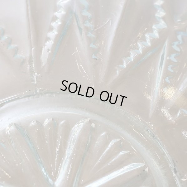 画像6: アンティーク　氷コップ/古いガラス器　ブルー×乳白色　