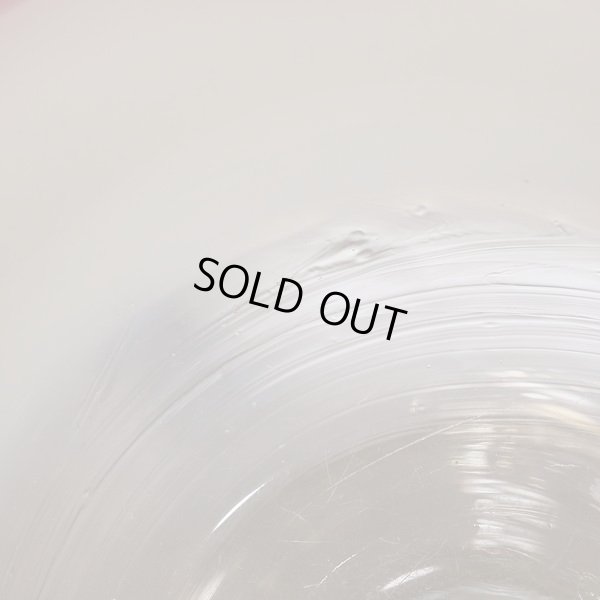 画像6: アンティーク　氷コップ　古いガラス器　乳白色×赤縁（か3410）