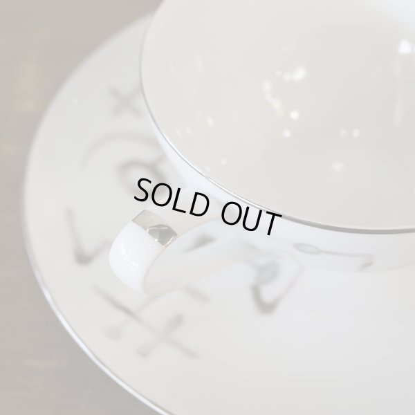 画像4: ノリタケ　ティーカップ＆ソーサー　象形文字　未使用品（A-4　3464）