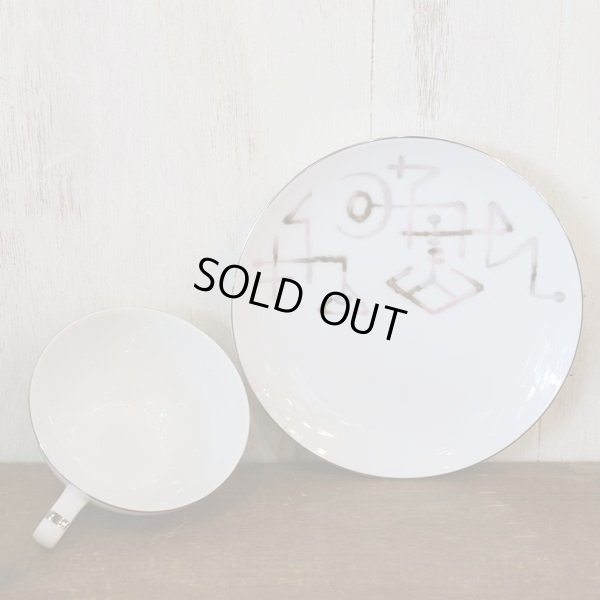 画像5: ノリタケ　ティーカップ＆ソーサー　象形文字　未使用品（A-4　3464）