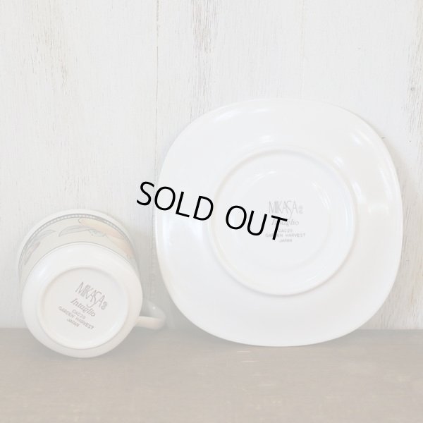 画像6: MIKASA　ミカサ　Intaglio　カップ＆ソーサー　CAC29　GARDEN HARVEST　未使用品（ M 3471）