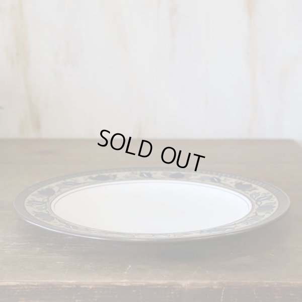 画像4: MIKASA　ミカサ　28ｃｍプレート　大皿　Potter's Gallery　MK222　葉柄　未使用品（箱8　3472）