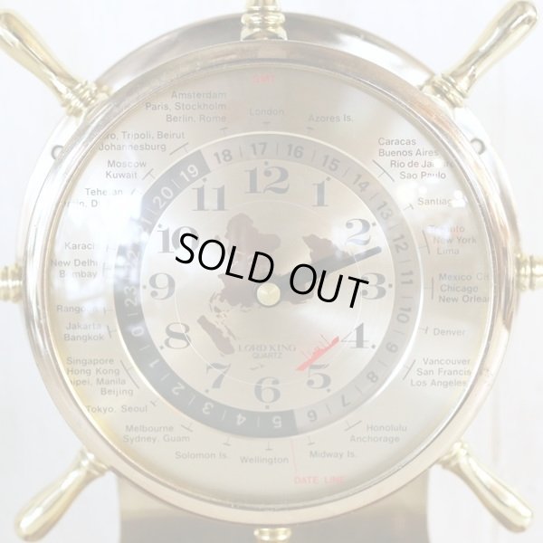 画像3: LOAD KING　操舵形置時計　ワールド時計　ユーズド品