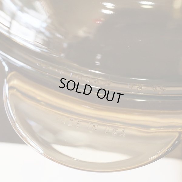 画像7: U.S.A.　コーニング　VISION　パイレックス　ガラス両手鍋　アンバー　蓋ライン　未使用品（店3485）