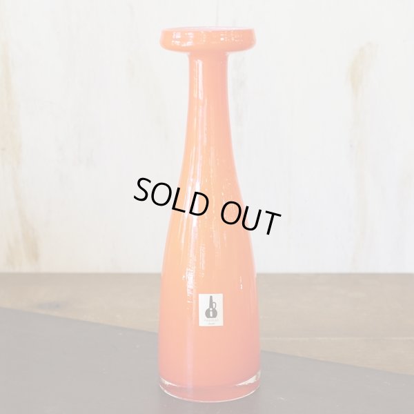 画像2: majolican　フラワーベース/花瓶　オレンジ　未使用品