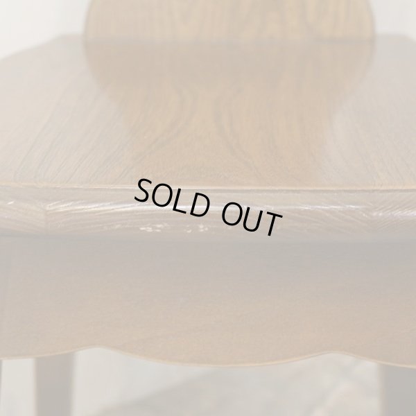 画像12: パリの雑貨屋　丸テーブル＆フラワーチェアー2脚セット　ユーズド品