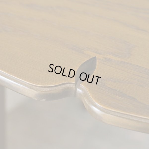 画像4: パリの雑貨屋　丸テーブル＆フラワーチェアー2脚セット　ユーズド品