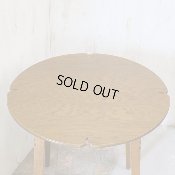 画像3: パリの雑貨屋　丸テーブル＆フラワーチェアー2脚セット　ユーズド品