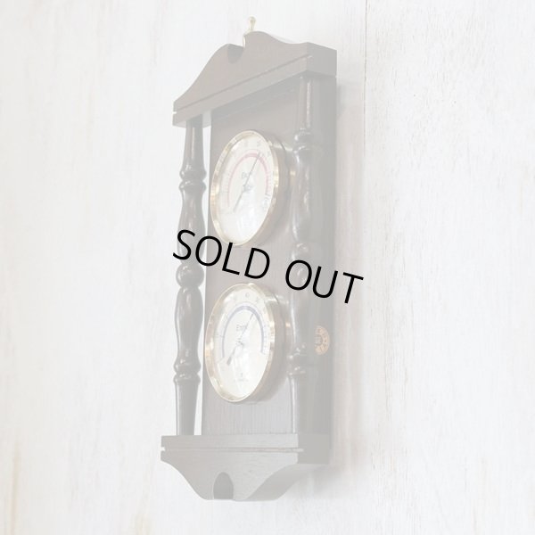 画像3: Empex　エンペックス　木製　壁掛け　温・湿度計　ユーズド品（ j 3513）