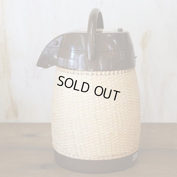 画像2: タイガー魔法瓶　籐エアーポット　PNJ-2200　未使用品　取扱説明書付き