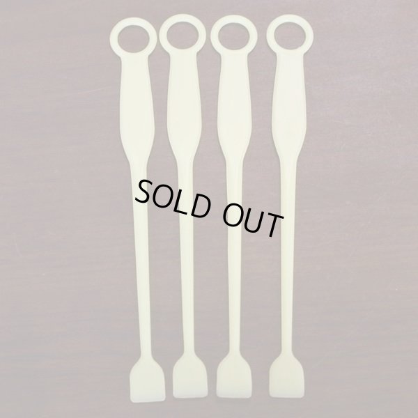 画像2: タッパーウェア　マドラー　イエロー　4本セット　未使用品（S3568）