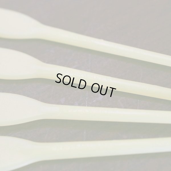 画像5: タッパーウェア　マドラー　イエロー　4本セット　未使用品（S3568）