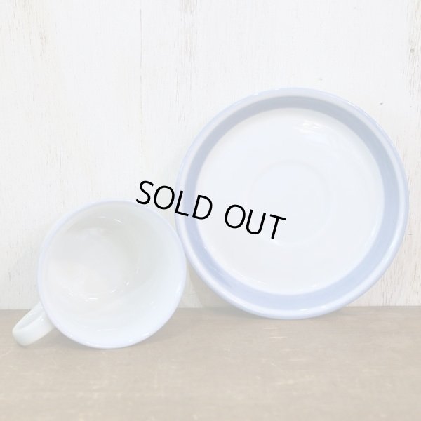 画像4: ヴィンテージ　デンマーク　DESIREE　デジレー Misteltenシリーズ　カップ＆ソーサー　ブルーライン　ユーズド美品