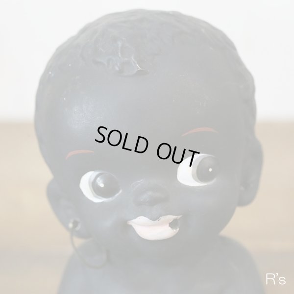 画像3: 陶器製　レトロ人形　黒人　女の子　ユーズド品