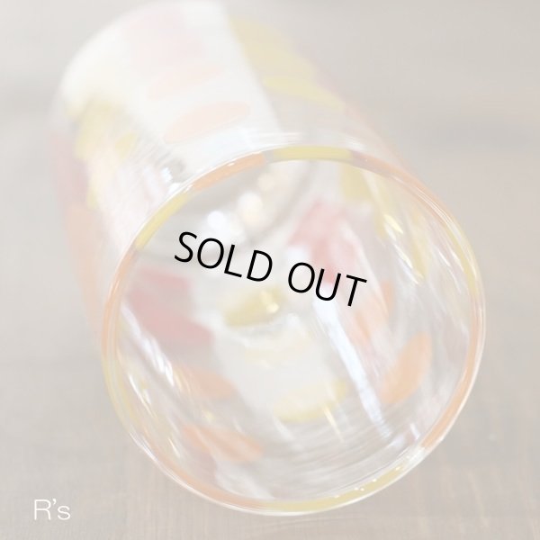 画像4: HOYA　レトロ　ガラスコップ/タンブラー　水玉模様　未使用品（ｂ3651）