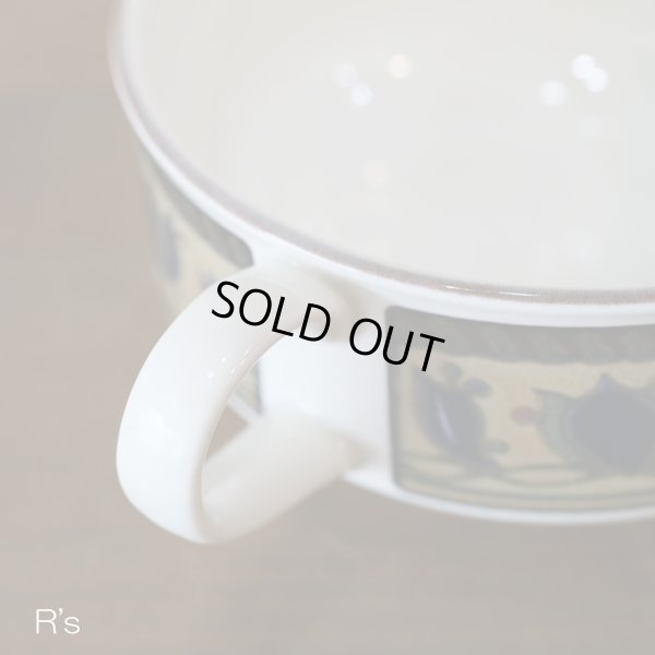 画像3: MIKASA　ミカサ　手付きスープカップ　Potter's Gallery　MK222　葉柄　未使用品（ソ3674）