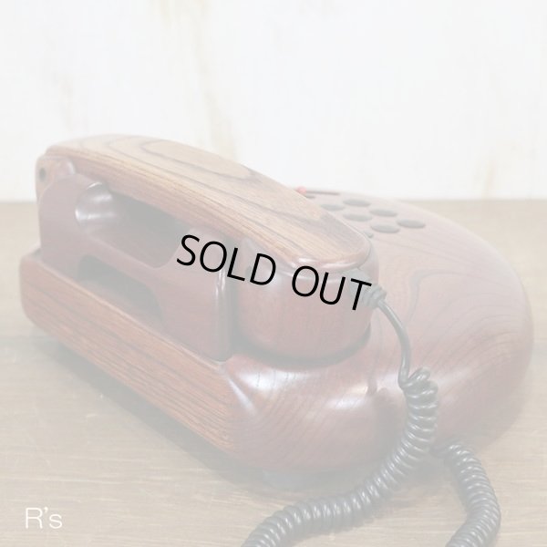 画像7: レトロ電話　ウッドホン　飛騨の匠III　木製プッシュホン　ユーズド美品