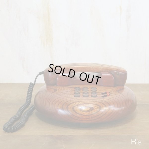 画像2: レトロ電話　ウッドホン　飛騨の匠III　木製プッシュホン　ユーズド美品