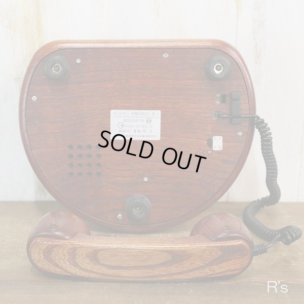 画像5: レトロ電話　ウッドホン　飛騨の匠III　木製プッシュホン　ユーズド美品