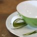 画像4: NARUMI　鳴海製陶　ティーカップ＆ソーサー　グリーン　葉形　未使用品（ゆ3707）