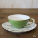 画像2: NARUMI　鳴海製陶　ティーカップ＆ソーサー　グリーン　葉形　未使用品（ゆ3707）