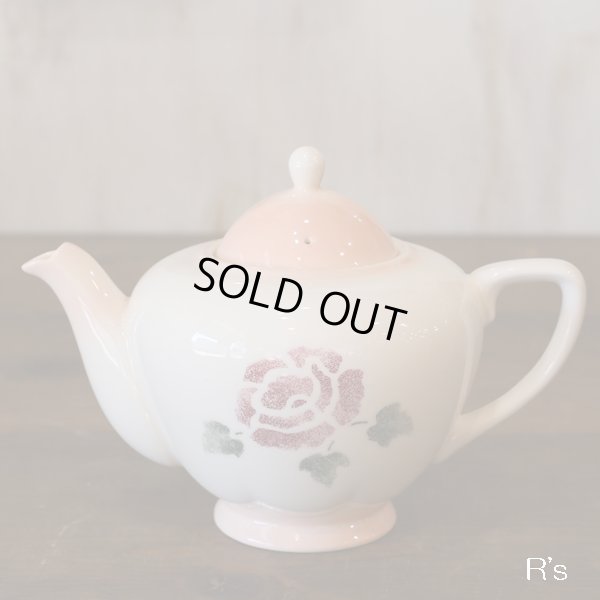 画像2: メゾン・ド・マニー　マニーローズ　ティーポット　ピンク　未使用品（ｈ3727）