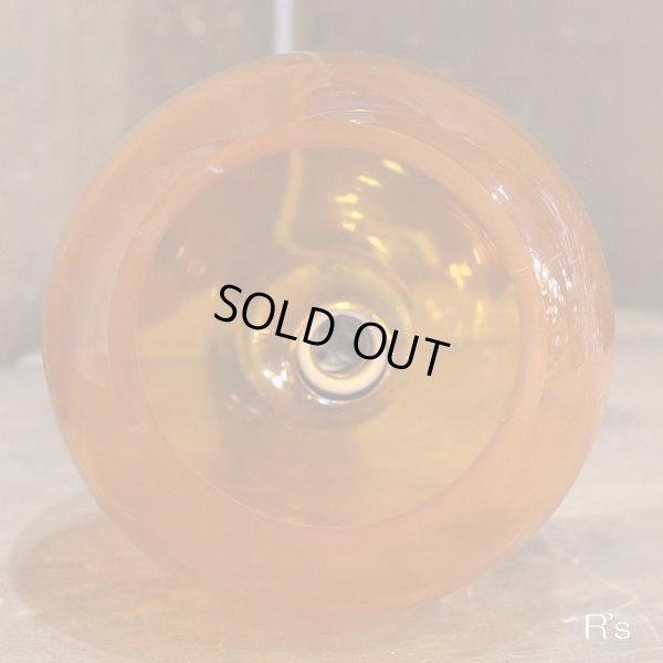 画像4: レトロ　ガラス　ペンダントライト/吊り下げ照明　オレンジ　ユーズド品