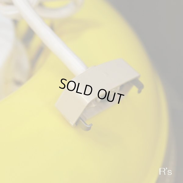 画像7: 小泉産業　ヒカリ　レトロ　ペンダントライト/吊り下げ照明　イエロー　ユーズド品