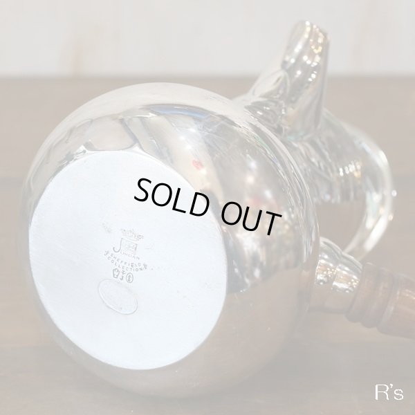 画像8: イギリス　JORDAN　SHEFFIELD　COLLECTION　ティーポット　ニッケルシルバー　未使用品　専用袋付き