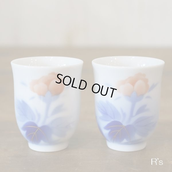 画像6: 深川製磁　酒器揃え/徳利とお猪口2客　牡丹　未使用品