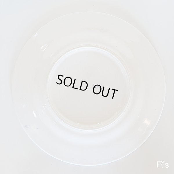 画像4: アンティーク　古い平皿　ブルーウィロー　未使用品（セ3796）