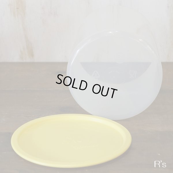 画像4: タッパーウェア　ファンシーキャニスター/丸形密閉保存容器　クリア×蓋イエロー　4300ｍｌ　未使用品