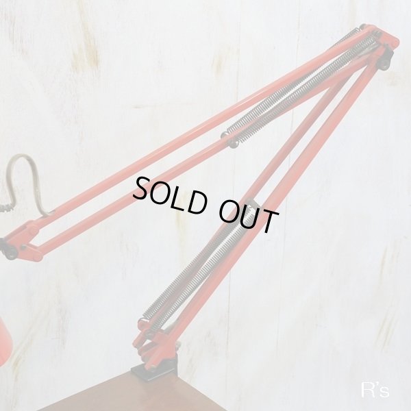 画像5: 山田照明　デスクライト/アームライト　NEW　ユーランプ　Z-200N　赤　ユーズド品